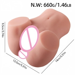 Poupée demi-corps réaliste pour hommes, torse <span class=keywords><strong>de</strong></span> poupée sexuelle féminine, jouet sexuel pour adultes - Product Image 4