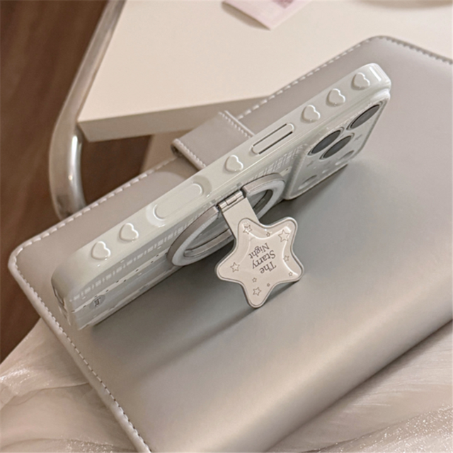 Sweet Star Magnetic Holder for Phone Magnetic Detachable Phone Ring Holder Magnetic Phone Holder Metal & Plastic Back Sticker