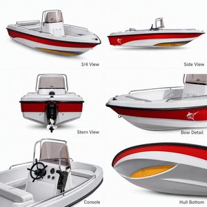 Bateau de pêche en eau douce d'<span class=keywords><strong>Asie</strong></span> <span class=keywords><strong>du</strong></span> <span class=keywords><strong>Sud</strong></span>-<span class=keywords><strong>Est</strong></span>, 4,3 m, Chaser 430, bateau côtier en fibre de verre pour la pêche en lac et en rivière, coque en FRP - Product Image 2