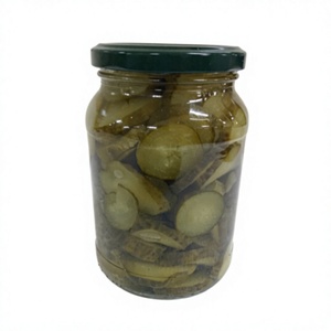 Premium Canned Seasoned Acidified <b>Pickled</b> Gherkins Brine | Whole Sliced | Mason <b>Jar</b> Packaging | Export Quality | OEM Private - Product Image 1