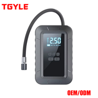 Kompresor Udara Elektrik Portabel 150Psi 7.4V Pompa Udara Mobil Nirkabel Inflator Ban ABS Monitor Tekanan Ban Digital