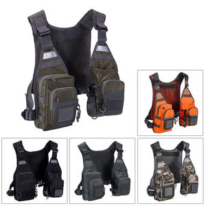Chaleco de Pesca con Mosca Ultraligero para Hombre y Mujer, Mochila de Pecho Portátil, Talla Única - Product Image 5