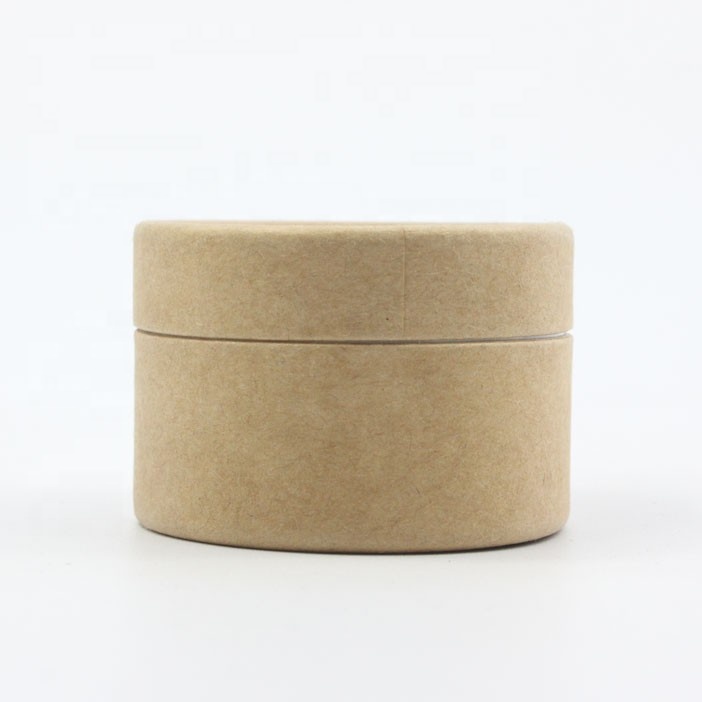 Custom Printed Logo Tea Packaging Craft Food Paper Tube Packaging Boxes Paper Circular Tube Round Kraft Paper Tube Packaging