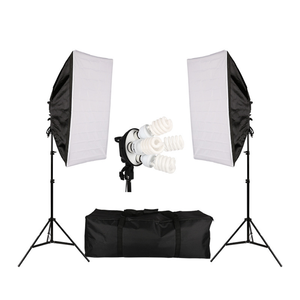 3X50X70Cm Reflectoren En 12x E27 Socket 5500K 45W Lampen Verlichting Zachte Dozen Fotostudio Apparatuur Accessoire Set - Product Image 2