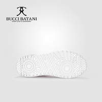 BUCCI BATANI Chaussures décontractées pour hommes en cuir rose pêche et tissu Scabal, tige en tissu, à lacets, semelle extérieure en caoutchouc XL SC070-E008