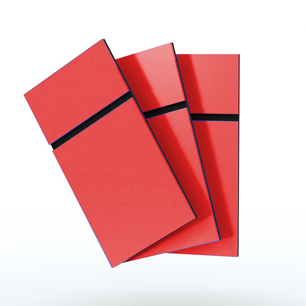 Двухцветный лист из АБС-пластика, разрезанный до размера