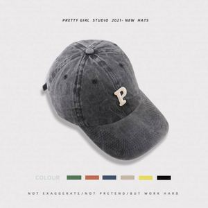 Gorras de Béisbol Retro Teñidas con Pigmentos, Ajustables, de Seis Paneles, Sin Estructura, de Algodón, con Logotipo Personalizado, Gorras Deportivas Lavadas - Product Image 4