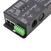 Décodeur DMX512 RDM 4 canaux RGBW D4-XE, contrôleur numérique DMX à fréquence avec protection contre la surchauffe et les courts-circuits