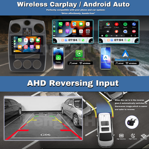 Android 13 đài phát thanh đa phương tiện reproducer 9 inch màn hình Carplay cho 2006 2010 Chrysler PT Cruiser xe <span class=keywords><strong>Navigation</strong></span> AHD máy ảnh Wifi - Product Image 3