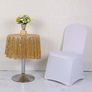 Couverture de <span class=keywords><strong>chaise</strong></span> de mariage <span class=keywords><strong>blanche</strong></span>, couverture de <span class=keywords><strong>chaise</strong></span> de banquet teint uni élastique pour <span class=keywords><strong>chaise</strong></span> en plastique - Product Image 6