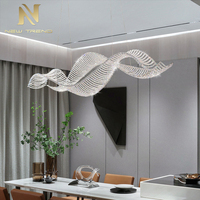 Nouveau produit, décoration intérieure, lustre, salle à manger, salon, luminaire suspendu en cristal LED