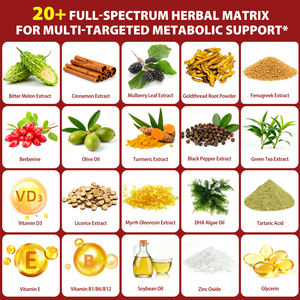 Cápsula Softgel Complexo de Açúcar no Sangue SOLOTREE Apoia a Saúde Metabólica Geral Complexo de Açúcar no Sangue Softgel de Bem-Estar - Product Image 3