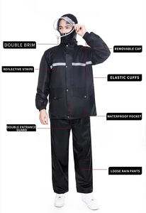 New Fashion <strong>Raincoat</strong> Suit Waterproof Safety Jackets Reflective Work <strong>Light</strong> Adult <strong>Raincoat</strong> Suit for Hiking <strong>Raincoat</strong> Manufacturers - Product Image 6