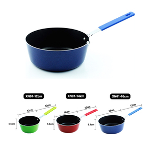 Casserole <span class=keywords><strong>en</strong></span> aluminium avec poignée <span class=keywords><strong>en</strong></span> silicone, faitout, marmite à lait, pour la cuisson des nouilles - Product Image 6