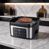 Friteuse à air électrique à écran tactile LED, cuiseur rapide, vente en gros, prix de gros