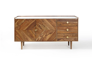 Elegante Aparador KV con Acabado de Madera Premium, Diseño Elegante, Amplio Espacio de Almacenamiento, Perfecto para Sala de Estar, Comedor y Espacios Modernos - Product Image 6