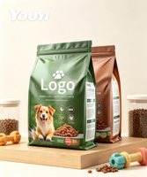 YOUYI Sachet Doypack Personnalisé Imprimé 4 Couches Haute Qualité pour Aliments pour Chiens, en Feuille d'Aluminium Refermable avec Fermeture Éclair, 2kg, Aliments Premium pour Animaux de Compagnie