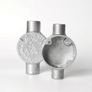 Giá nhà máy bán buôn thông qua hộp hai cách Thông tư Hộp nối 20mm 25mm 32mm Điện ống dẫn phụ kiện - Product Image 3