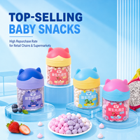 Collations aux fruits pour enfants, biscuits sucrés sans additifs, production OEM, emballages de marque propre