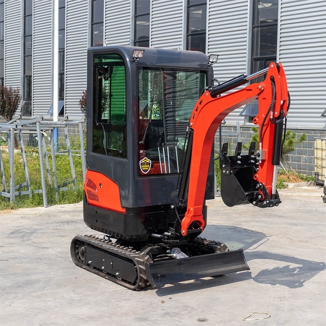1.8 Ton Mid-Size Digging Machine for Drainage & Foundation Work, Excellent Stability, Multi-function Buckets, User-Friendly