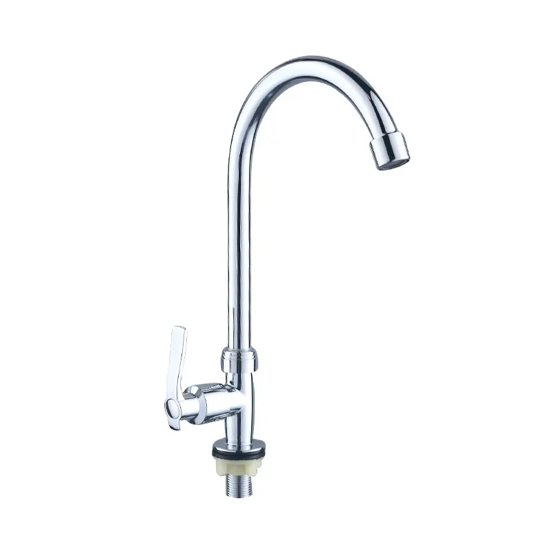 Faucet Kitchen Pull Down Single Handle Sliver Color Single Cold Water New Sanitary Ware