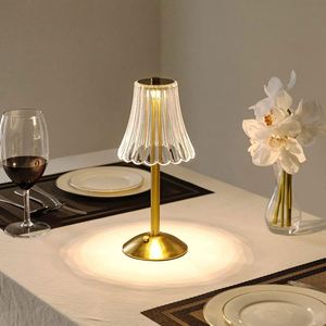 Retro Nordic Style Cordless LED <b>Touch</b> Control Desk <b>Lamp</b> Simple Design Rechargeable Battery Room Study Restaurant Atmosphere - Product Image 2