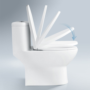 Mũi Tên gốm thiết bị vệ sinh P/S-trap một mảnh nhà vệ sinh WC tiết kiệm nước không vành siphonic <span class=keywords><strong>dual</strong></span>-tuôn ra thiết kế hiện đại phòng tắm nhà vệ sinh - Product Image 3