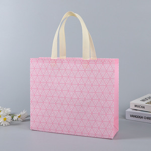 Justop ถุงผ้าปิดไหล่แบบลามิเนตสีดำใช้ซ้ำได้เป็นมิตรต่อสิ่งแวดล้อม - Product Image 1