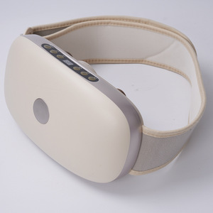 Masajeador Abdominal W007 Blanco Recargable con Doble Placa de Amasamiento y Terapia de Calor para la Parte Inferior del Abdomen y la Cintura, Uso Doméstico - Product Image 1