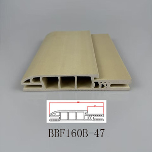 <span class=keywords><strong>Marco</strong></span> Decorativo Simple de WPC, <span class=keywords><strong>Marco</strong></span> de Puerta Personalizable, Impermeable y sin Pintura - Product Image 4
