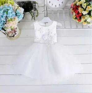 Girl's New Design White Color Cute Princess Dress Alibaba Online Store
