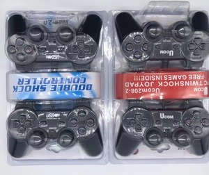 เครื่องควบคุมเกมแบบมีสาย USB ยูเอสบีขายดีจอยสติ๊กและตัวควบคุมเกมแบบสั่นสะเทือนคู่สำหรับเล่น - Product Image 2