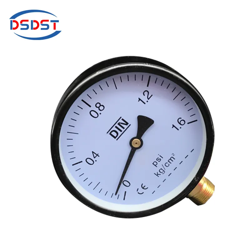 Home Decor Decorative Pressure Gauge industrial rust loft living room shelves fittings male threaded coupling