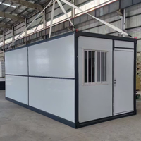 Maison modulaire préfabriquée abordable en conteneur, structure à deux étages en option, aménagement personnalisé pour hébergement ou bureau