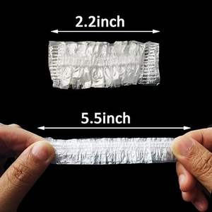 Bouchons d'oreilles en plastique résistant à l'huile Accessoires de <span class=keywords><strong>traitement</strong></span> des cheveux Sanitaire Imperméable Salon EPI Remise en vrac - Product Image 5