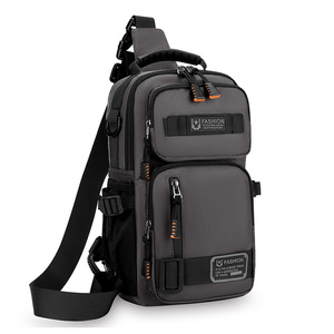 Bolso de Pecho Oxford Impermeable para <span class=keywords><strong>Hombre</strong></span> ZWY350 con Logotipo Personalizable, Bolso <span class=keywords><strong>Bandolera</strong></span> de un Solo Hombro para Uso Diario, Bolso de Viaje Deportivo para Exteriores al por Mayor - Product Image 1
