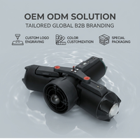 Scooter sous-marin à propulsion directe d'usine avec écran LCD, double poignée, support de caméra, dispositif de plongée et de snorkeling IP68