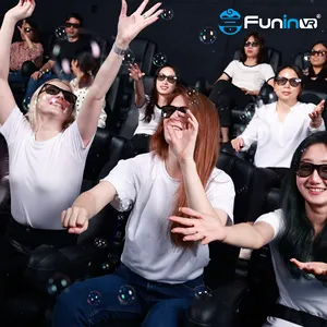 Multi-Seats VR Simulator Virtual Reality Ride 6 Or 9 Seats 9D VR Cinema Chairs For Sale