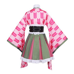 Costume de cosplay de demoiselle d'honneur pour le 5ème anniversaire de Demon Slayer Kanroji Mitsuri, tenue d'anime - Product Image 4