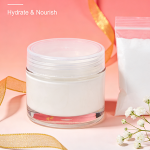 Contenants cosmétiques en verre à paroi épaisse et solide, au design moderne, parfaits pour les baumes de soin et les produits de soin de la peau pour salons. - Product Image 1