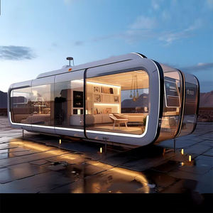 Bâtiment en structure métallique personnalisable, conception portable, bungalow de luxe, style moderne, espace d'expédition, bureau, hôtel - Product Image 2