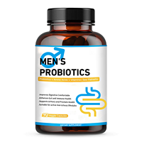 Capsules de probiotiques pour hommes, marque privée OEM & ODM, 100 milliards d'UFC, complément alimentaire pour améliorer la santé intestinale et immunitaire