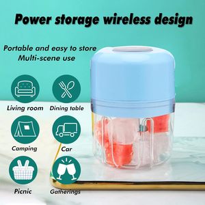 Mini hachoir électrique à ail rechargeable par USB, en acier inoxydable, pour la viande et les aliments, usage domestique français - Product Image 3