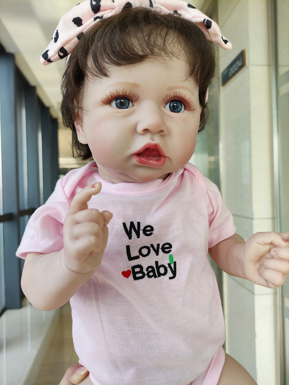 silicone newborn doll 22 inches