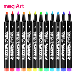 Somagi vải đánh dấu vĩnh viễn cho quần áo không độc hại, không phai, không chảy máu, không thấm nước vải sơn bút cho giày vải - Product Image 1