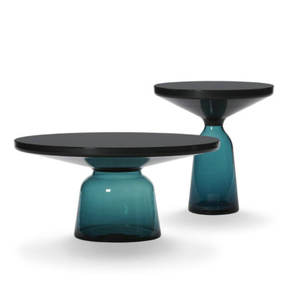 Mesa de centro de vidrio templado de diseño minimalista moderno y de lujo, muy vendida. - Product Image 2