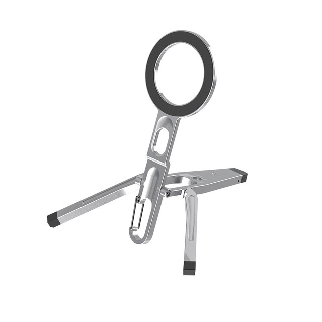 Bulk Price Desktop Stabilization Handheld Built-in Hook Portable Powerful Magnetic Ring Tripod Folding Phone Stand for Phone