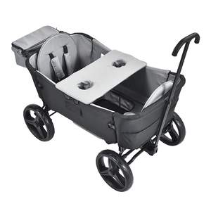 Carro de bebé utilitario <span class=keywords><strong>plegable</strong></span> todo terreno 2025 con dosel, el <span class=keywords><strong>mejor</strong></span> <span class=keywords><strong>carrito</strong></span> de camping para playa, cochecito de 4 plazas para exteriores - Product Image 2