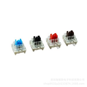 Interrupteur de clavier mécanique linéaire à 5 broches, anti-poussière, avec guide de lumière, compatible MX, interrupteur de remplacement pour clavier personnalisé - Product Image 5