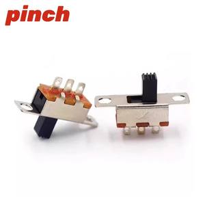Pinch Toggle Switch SS-12F15 1P2T 3-Pin On Off Vertical <b>Slide</b> Screw Terminal 16mm <b>Plastic</b> IP40 - Product Image 2